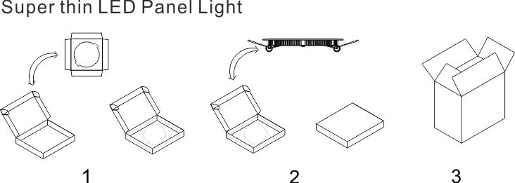 145mm CLPA round LED panel light-3